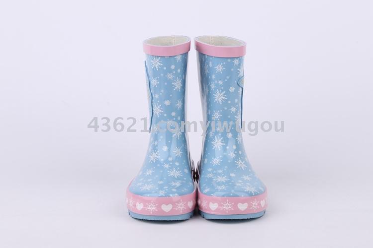 The ice princess pink snow boots boots children girls slip water shoes children shoes The ice princess pink snow boots boots children girls slip water shoes children shoes