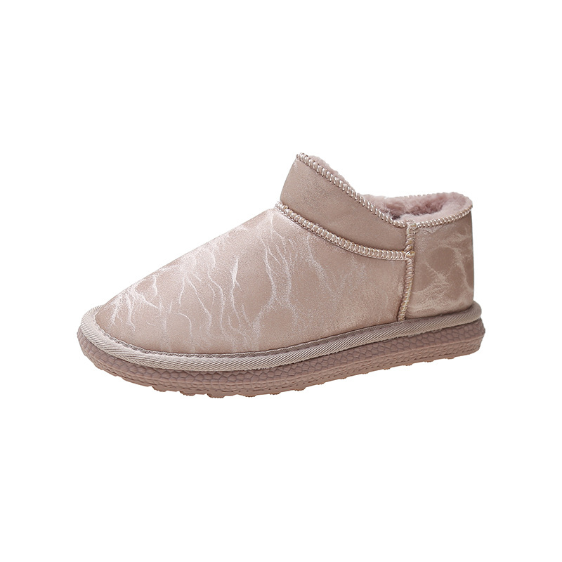 2021autumn and Winter New Waterproof Snow Boots Women&#039;s Velvet Short Boots Ding Cotton Shoes Women&#039;s Korean-Style Students Warm-Keeping Boots