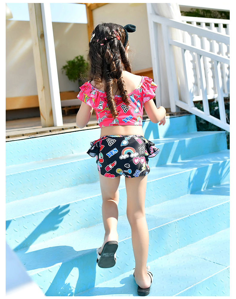 Children's Swimwear Girls Girls Split Cute Bikini Set Baby Split Swimsuit Korean Hot Spring Bathing Suit Children's Swimwear Girls Girls Split Cute Bikini Set Baby Split Swimsuit Korean Hot Spring Bathing Suit