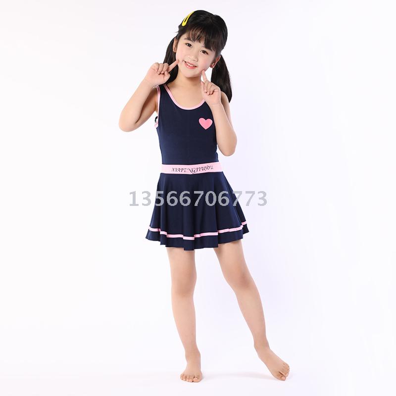 Manufacturers direct new children&#039;s swimwear one-piece skirt girls swimwear fashion children&#039;s swimwear wholesale