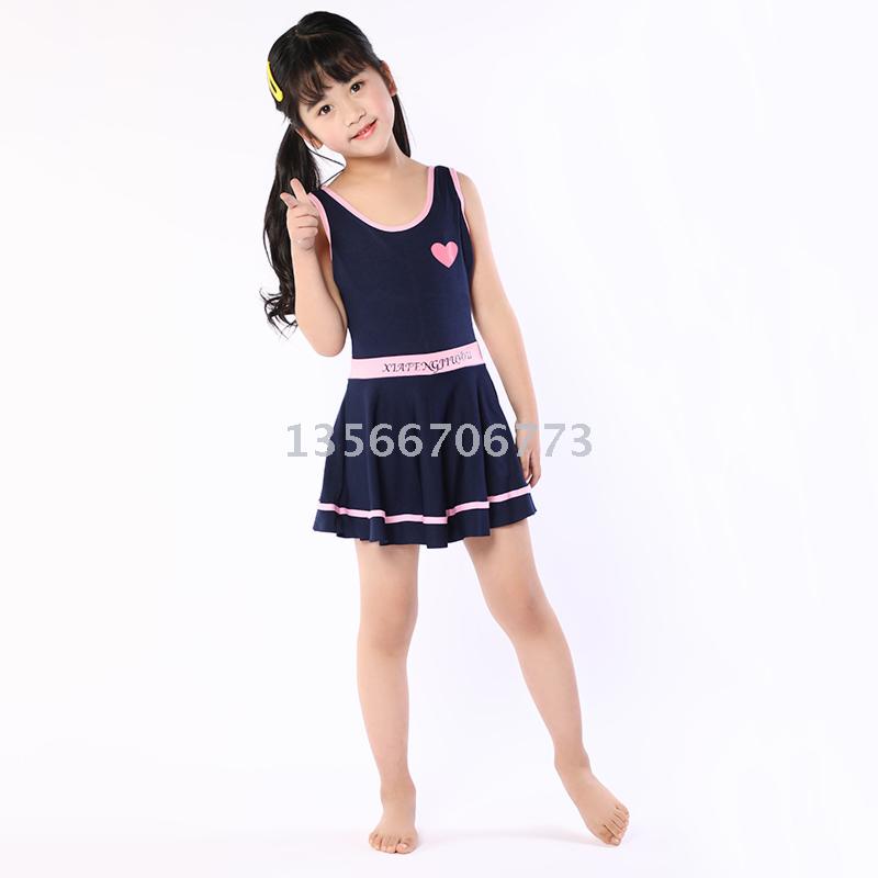 Manufacturers direct new children&#039;s swimwear one-piece skirt girls swimwear fashion children&#039;s swimwear wholesale