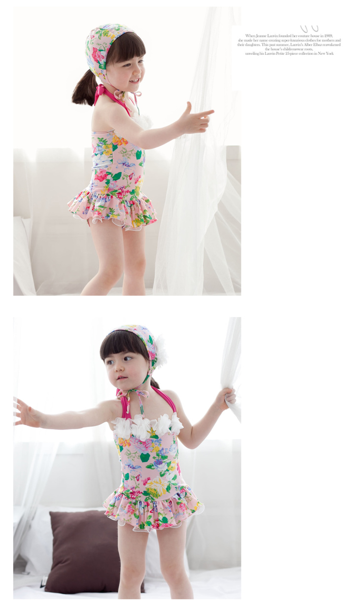Children's swimwear cute twins dress-two-piece bathing suits swimwear trade quality for children wholesale Children's swimwear cute twins dress-two-piece bathing suits swimwear trade quality for children wholesale