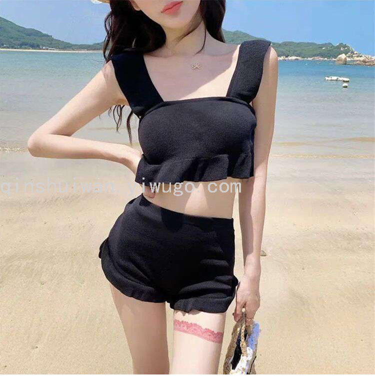 Swimwear Women's Fashion Split Swimsuit Sexy Suspenders Beachwear Winter Hot Spring Swimsuit Swimwear Women's Fashion Split Swimsuit Sexy Suspenders Beachwear Winter Hot Spring Swimsuit