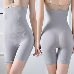 New Thin High Waist Women's Postpartum Shaping Pants Belly Contracting Underwear Waist Girdling Girdle Slimming Stomach Hip Lift Body Shaping Underwear