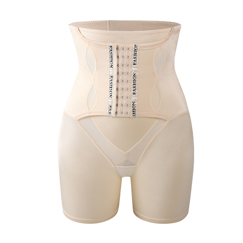 Back Release High Waist Flat Leg Shaping Pants Women&#039;s Postpartum Boxer Abdominal Pants Breasted Reinforced Hip Lifting and Belly Contracting Body Shaping Underwear