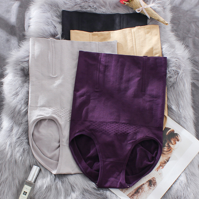 New High Waisted Tuck Pants Women&#039;s Shaping Pants Antibacterial Silk Crotch Belly Contracting Underwear Postpartum Hip Lifting High Waist Briefs