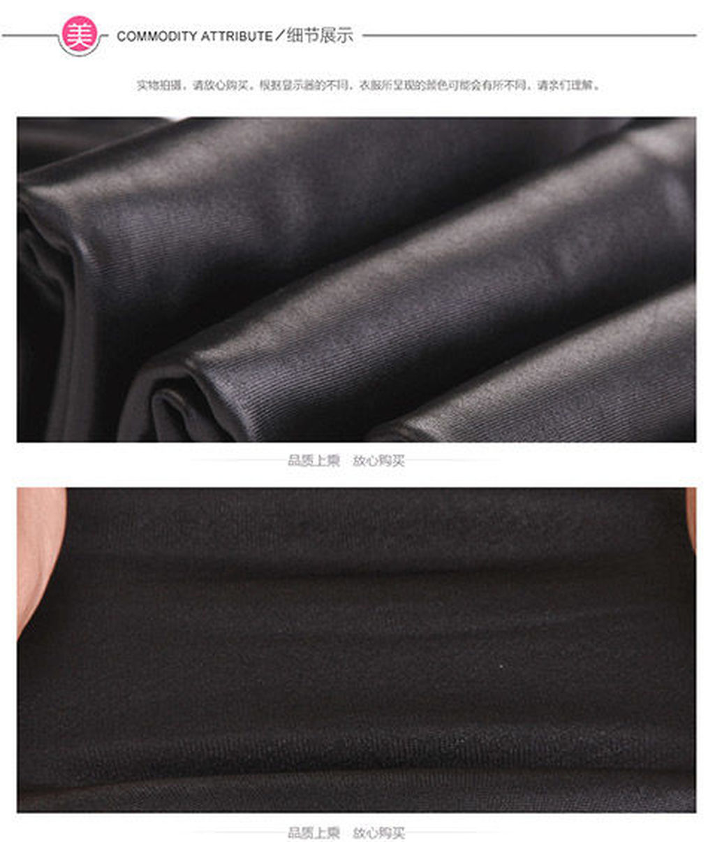 Leather Pants Girls' Leggings Fleece-Lined Thickened Children's Pants Autumn and Winter Toddler Keep Baby Warm Trousers Leather Pants Girls' Leggings Fleece-Lined Thickened Children's Pants Autumn and Winter Toddler Keep Baby Warm Trousers
