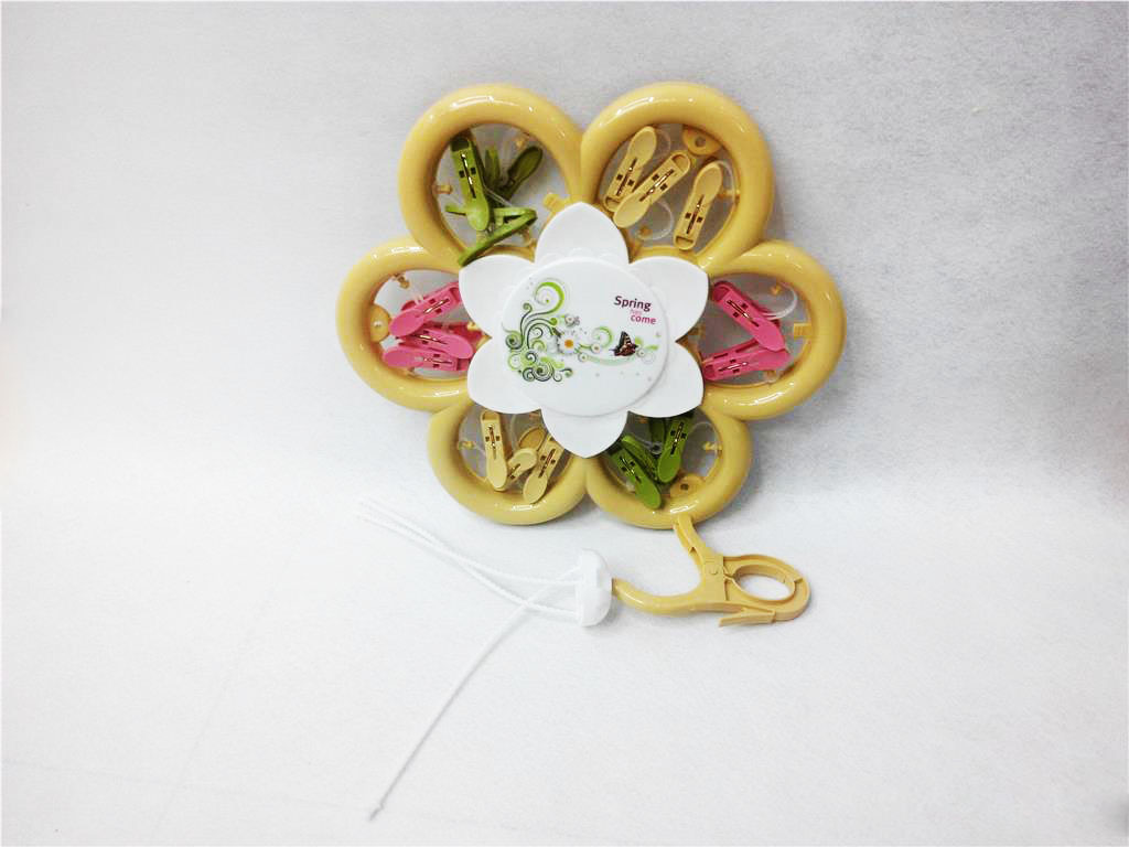 Multi - purpose name plum shape 18 clip hangers underwear and socks drying hangers Multi hangers manufacturers direct sales rs - 5889
