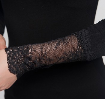 Lace v-neck, 37c thermostatic thermal underwear, women&#039;s thin cotton sweater with sole, shape-fitting blouse