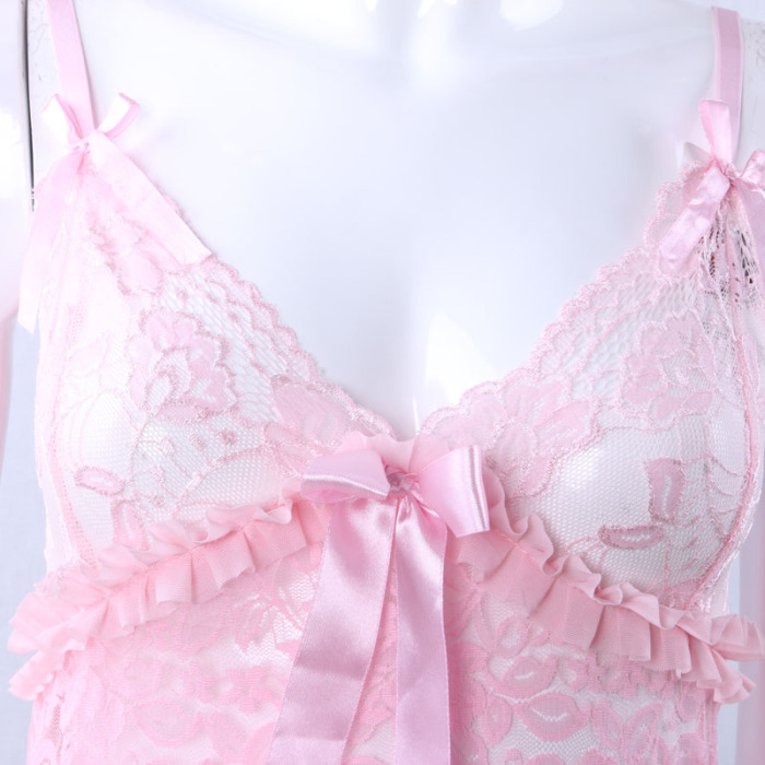 Sexy V-shape collar underwear women's lace sexy lingerie shoulder straps underwear