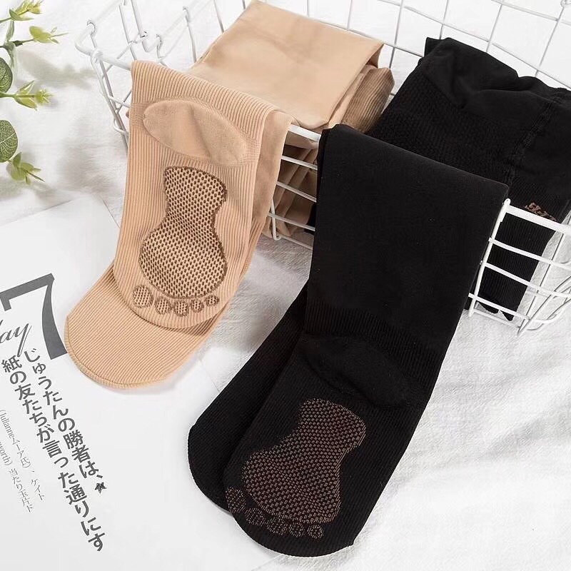 High waist, abdomen, buttock in spring and autumn, medium thick fleshless bare leg pantyhose, female anti-hook, plus-size bottom pantyhose