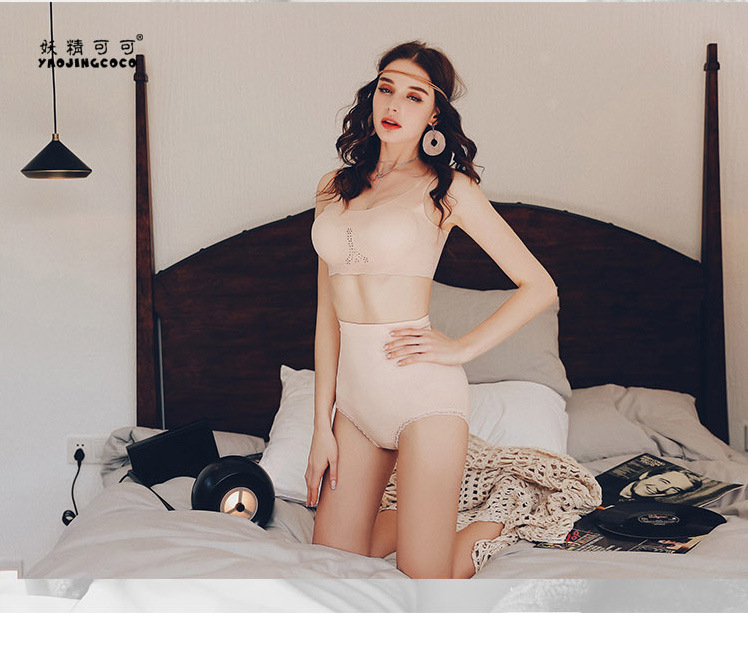 Good quality goblin cacao high-waisted trousers, high waist, underwear, underwear, shapeless body shape.