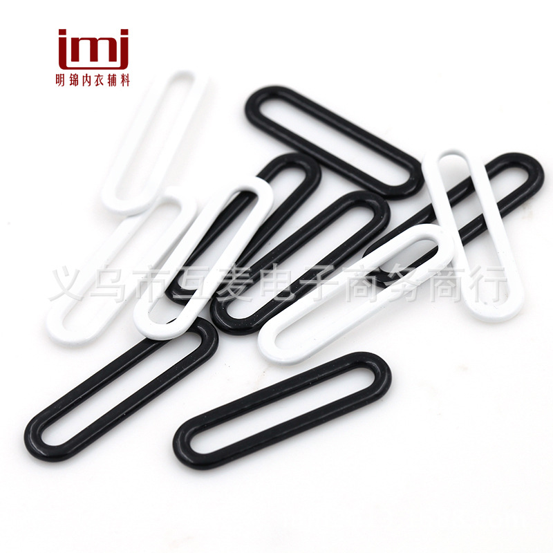 Supply Underwear Accessories Factory Direct Sales Oval Glue Buckle Special Shape Glue Buckle Swimsuit Buckle