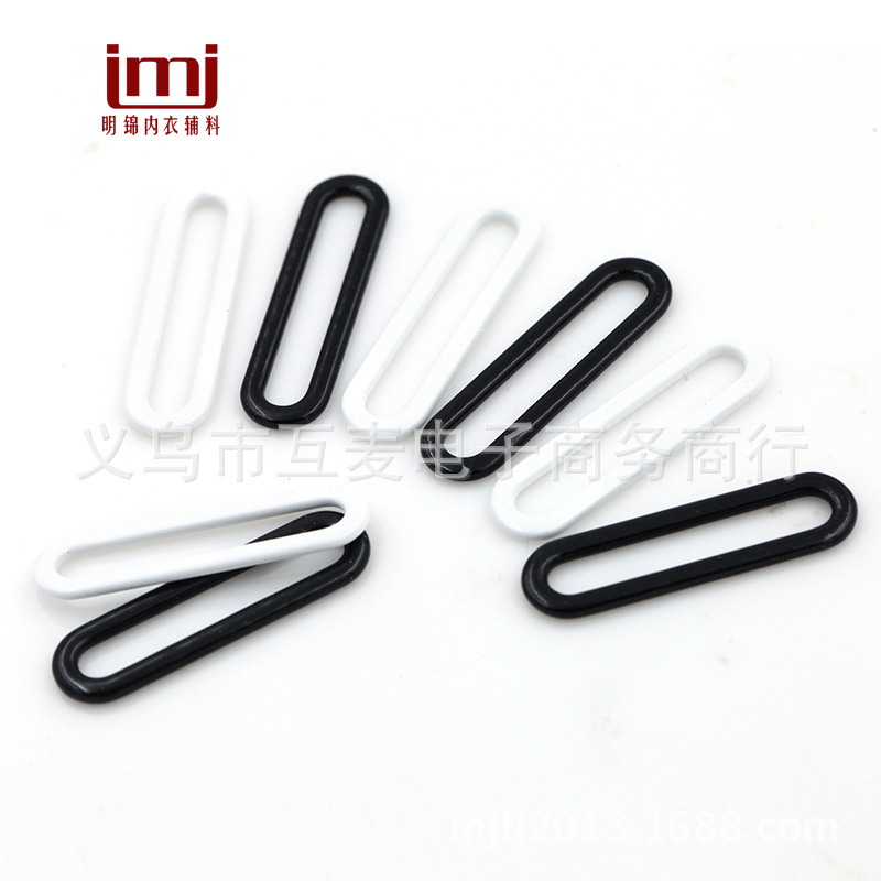 Supply Underwear Accessories Factory Direct Sales Oval Glue Buckle Special Shape Glue Buckle Swimsuit Buckle