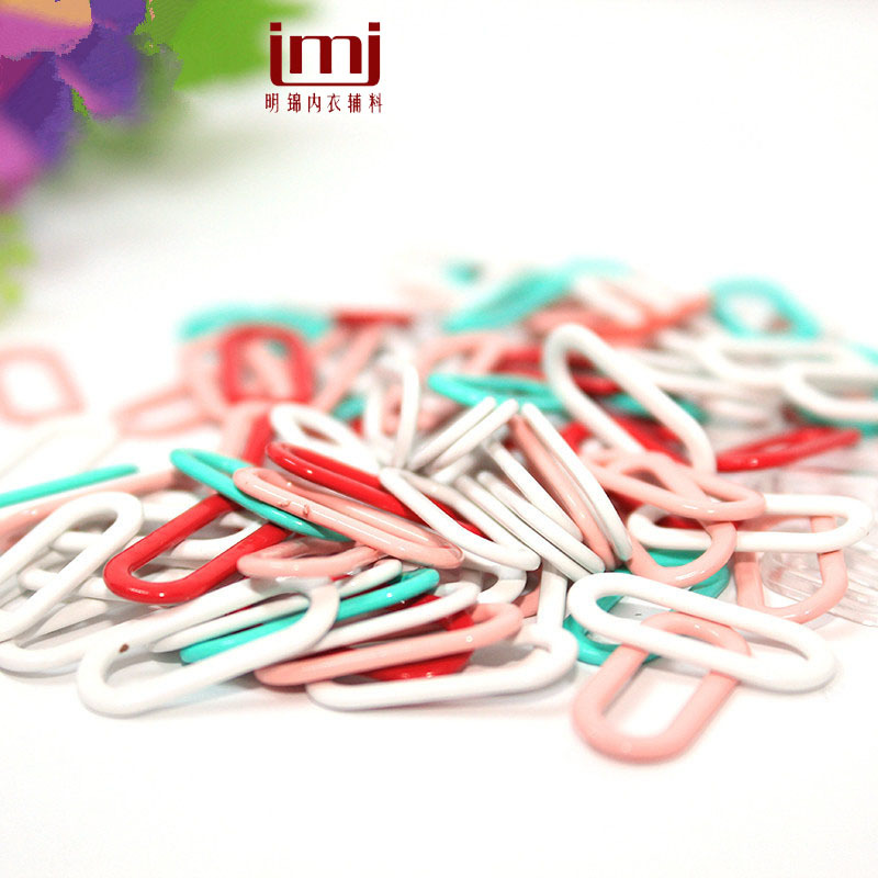 Supply Underwear Accessories Factory Direct Sales Oval Glue Buckle Special Shape Glue Buckle Swimsuit Buckle