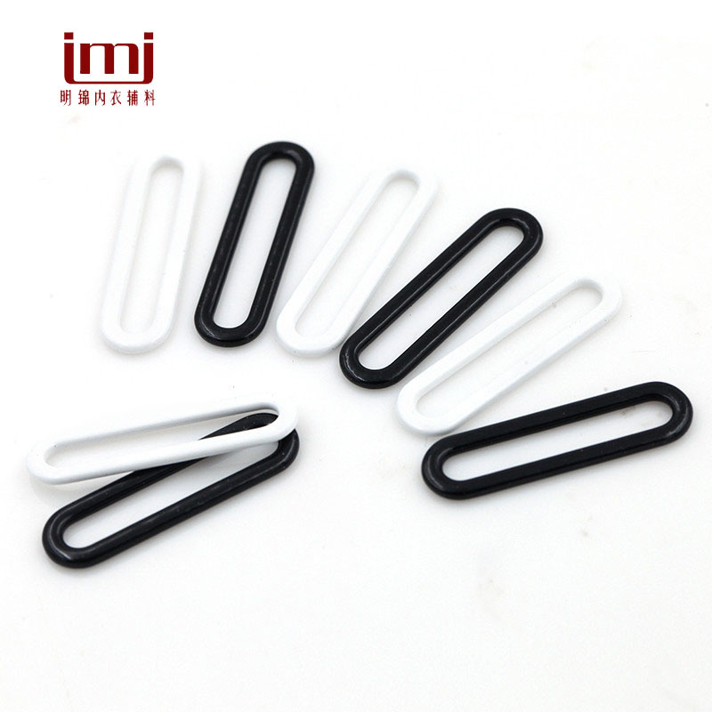 Supply Underwear Accessories Factory Direct Sales Oval Glue Buckle Special Shape Glue Buckle Swimsuit Buckle
