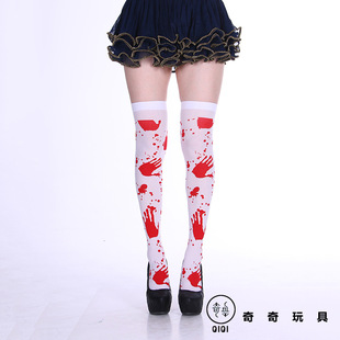 Cross border Halloween ghost day blood nurse pantyhose party dance role play blood pantyhose