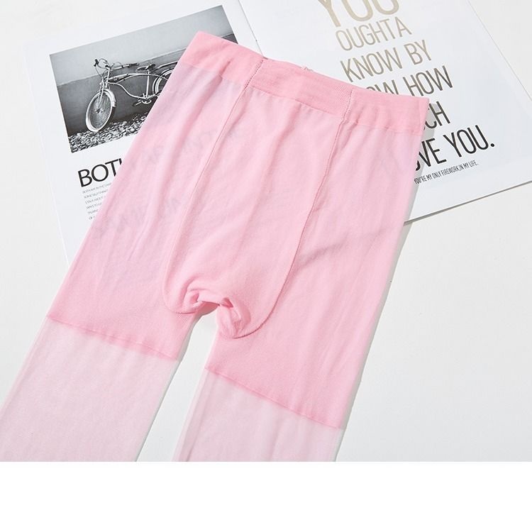 2025 Color Stockings Women&#039;s Anti-Snagging Transparent Candy Color Pantyhose Ultra-Thin White Leggings