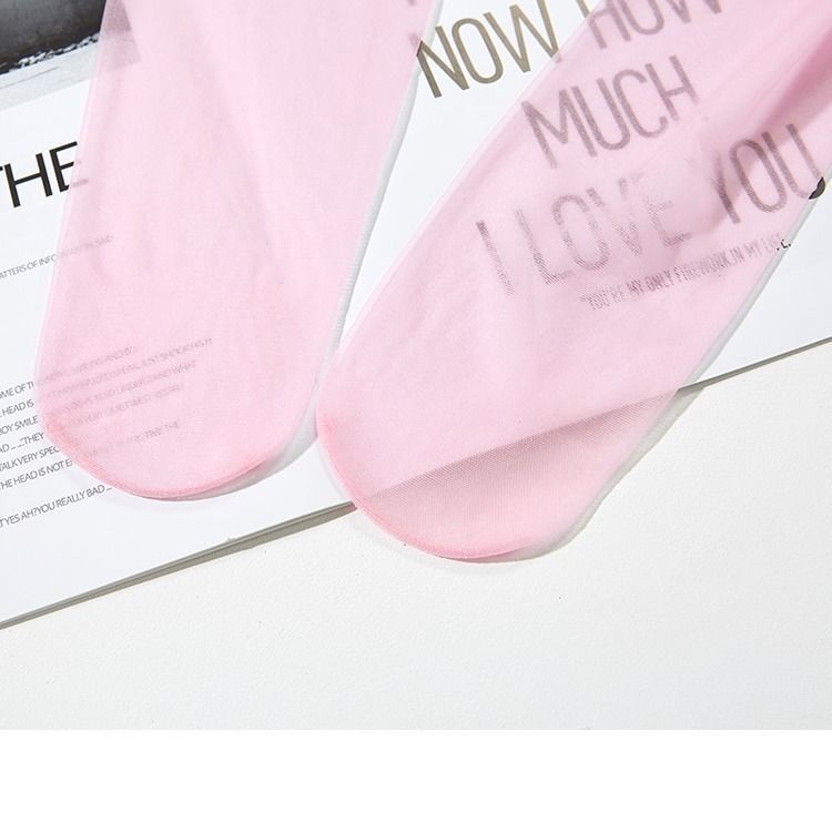 2025 Color Stockings Women's Anti-Snagging Transparent Candy Color Pantyhose Ultra-Thin White Leggings