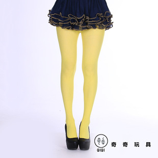 Cross the border for festive party costumes and props striped socks Halloween, Christmas rainbow COS pantyhose silk stockings
