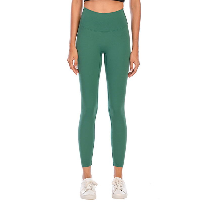 Lulu Yoga Clothes Peach Hip Raise Sportswear Fitness Trousers No Embarrassment Line Nude Feel High Waist Tight Yoga Pants Lulu Yoga Clothes Peach Hip Raise Sportswear Fitness Trousers No Embarrassment Line Nude Feel High Waist Tight Yoga Pants