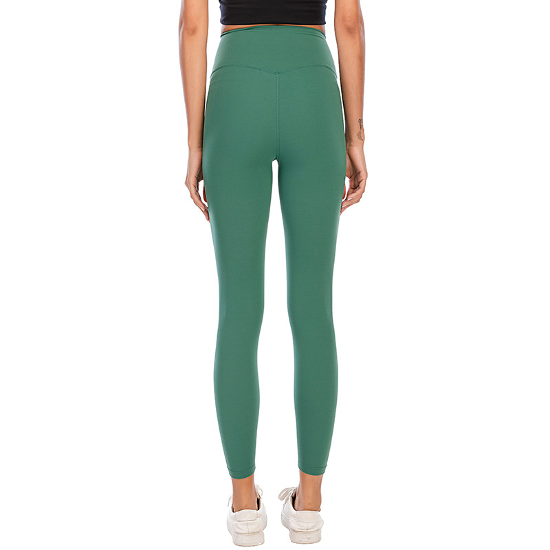 Lulu Yoga Clothes Peach Hip Raise Sportswear Fitness Trousers No Embarrassment Line Nude Feel High Waist Tight Yoga Pants Lulu Yoga Clothes Peach Hip Raise Sportswear Fitness Trousers No Embarrassment Line Nude Feel High Waist Tight Yoga Pants