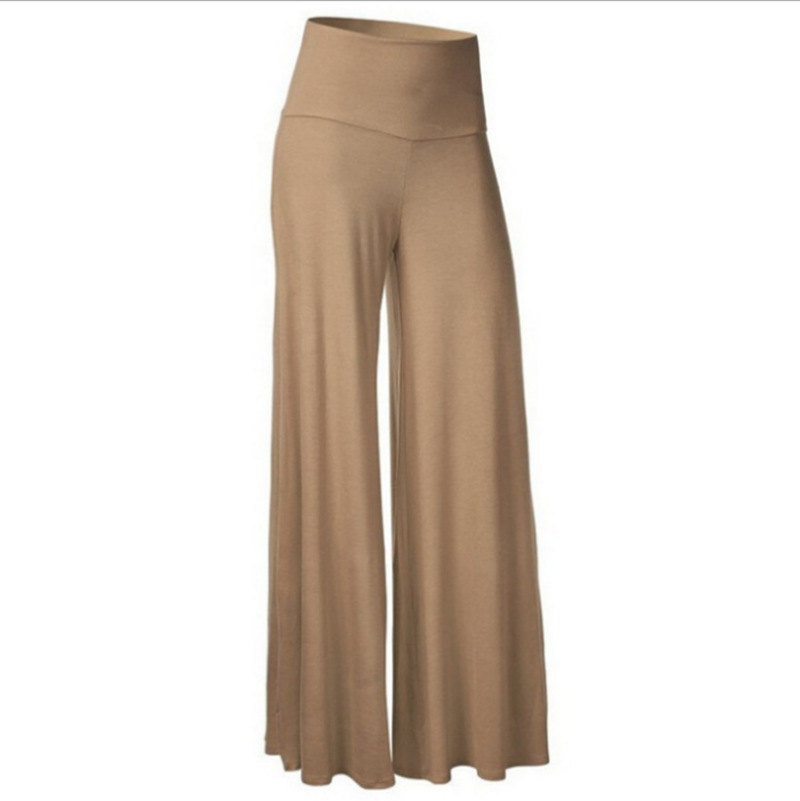 2020 Autumn New Hot Sale Foreign Trade Solid Color Wide Leg Trousers Tight Yoga Trousers Fitness Baggy Pants 2020 Autumn New Hot Sale Foreign Trade Solid Color Wide Leg Trousers Tight Yoga Trousers Fitness Baggy Pants