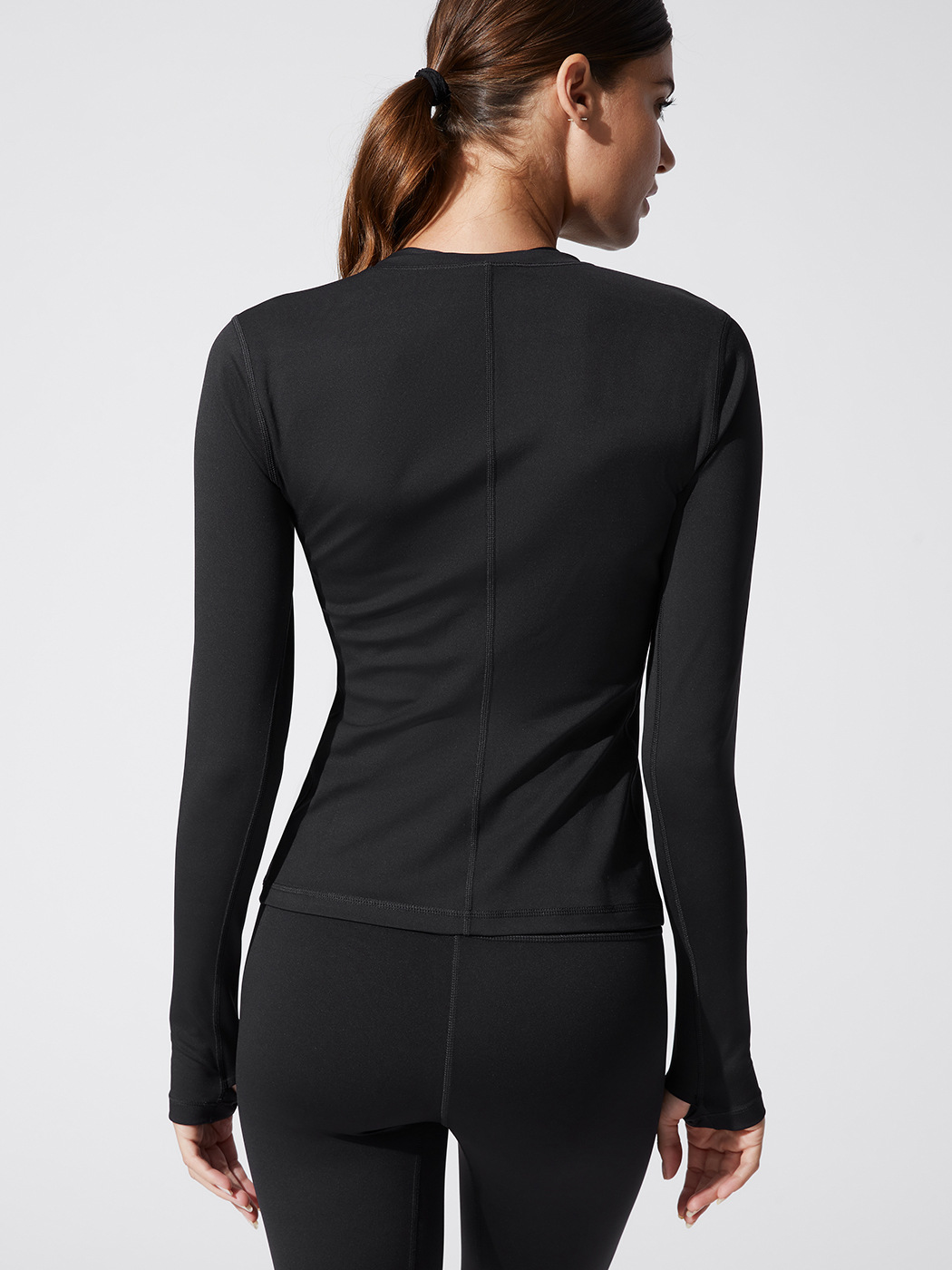 2021 Autumn and Winter New Yoga Wear Long-Sleeved Trousers Tight High Elastic Yoga Suit Sports Fitness Two-Piece Suit