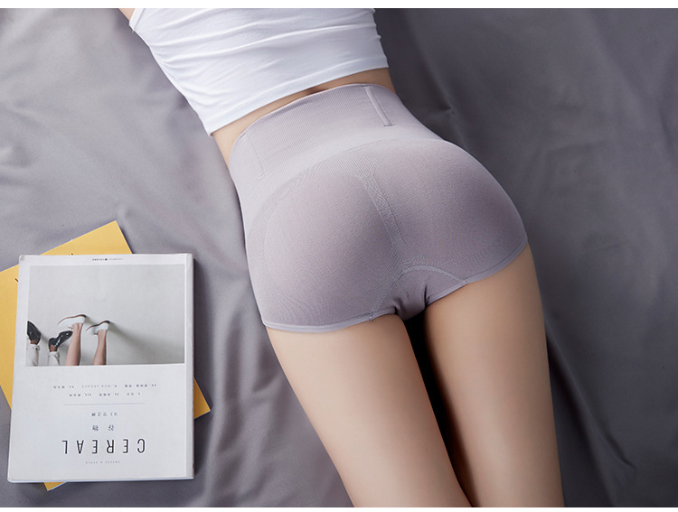New Belly Holding Underwear Women's High Waist Hip Lifting Underpants Body Shaping Binding Cotton Shaping Underwear Knitted Trousers Women's Tight