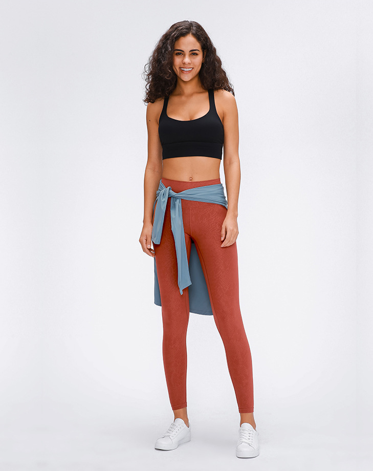 2020 Spring New Model Nude Yoga Pants Women's High Waist Hip Running Tight Elastic Feet Sports Fitness Trousers