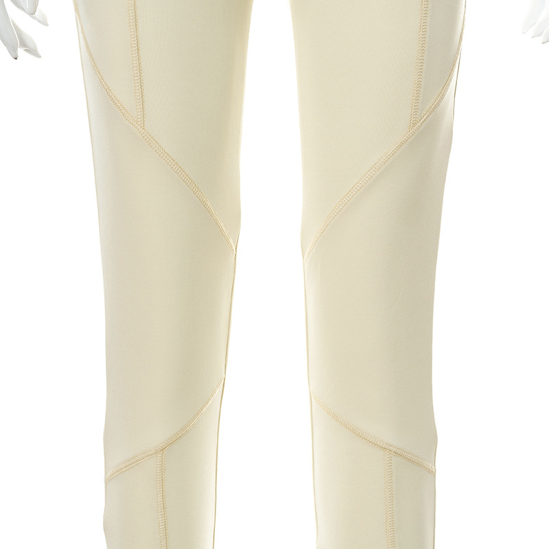 K21st523 European and American Women's Clothing Autumn New Casual Short Sports Top Tight inside-out Wear Trousers Two-Piece Set