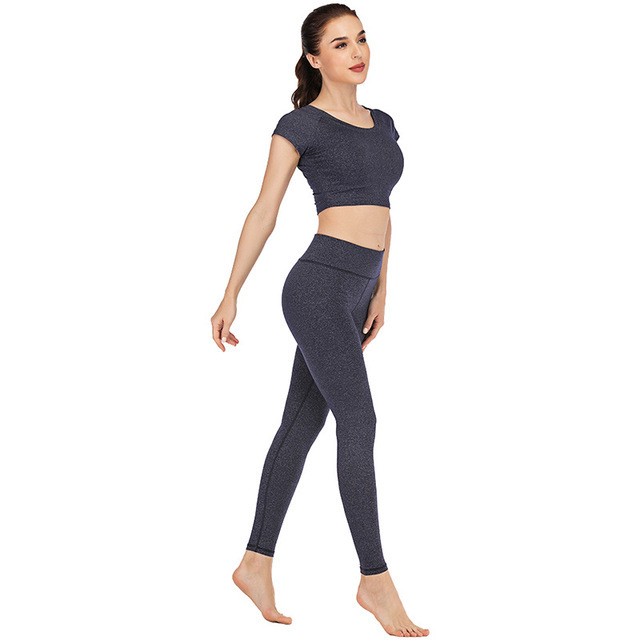 Spring and Summer New Tight Quick-Drying Nude Feel Nylon Yoga Suit Outdoor Sports Fitness Yoga Trousers Spring and Summer New Tight Quick-Drying Nude Feel Nylon Yoga Suit Outdoor Sports Fitness Yoga Trousers