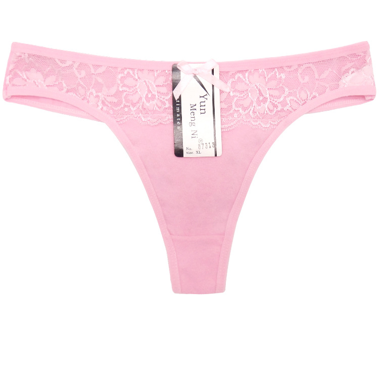 Yunmengni Foreign Trade Women's Cotton Panties AliExpress Amazon Wish Women's T-Back Factory Supply