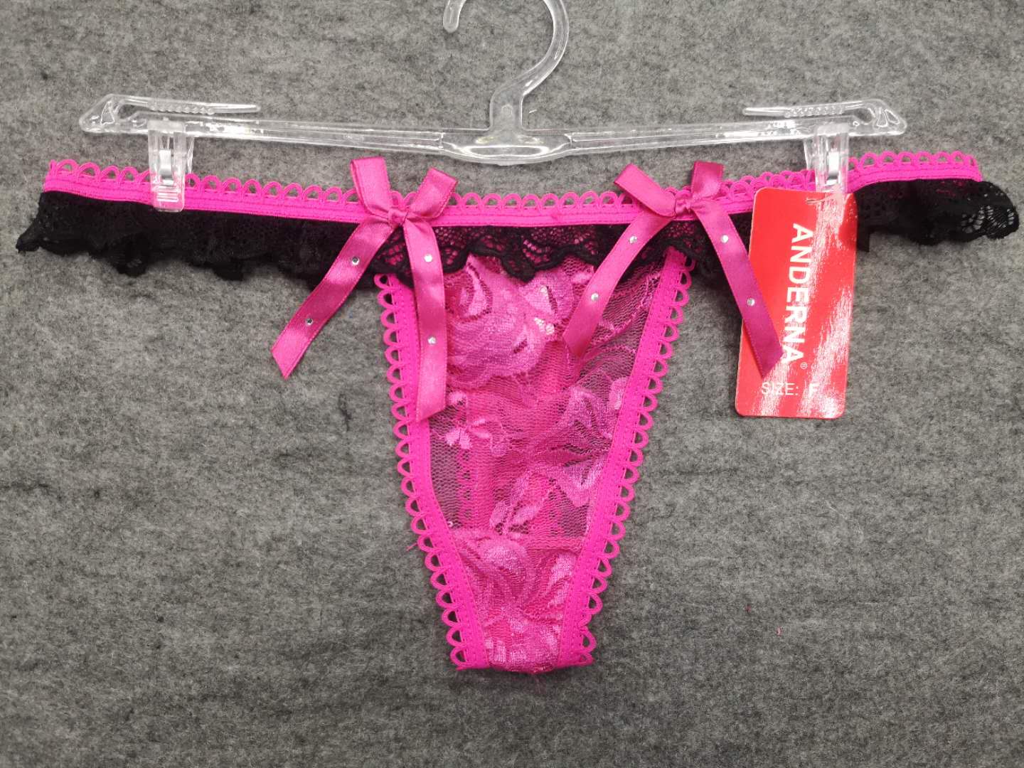 Ultra-Thin Ultra-Sexy Underwear Perspective Girl's Temptation Hot Low Waist Sexy T-Back Q040#