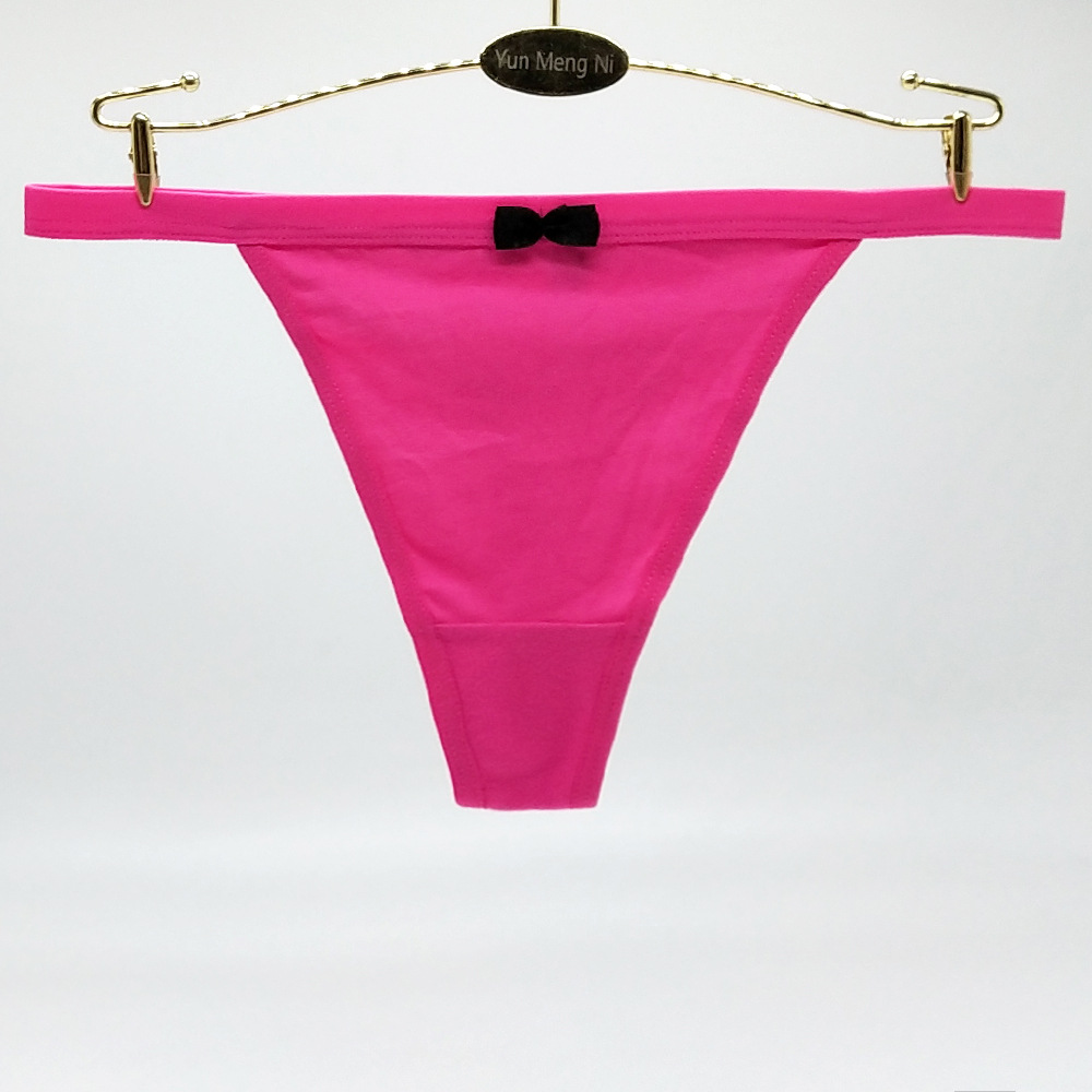 Yunmengni Foreign Trade in Stock Women&#039;s Underwear European and American Cotton Women&#039;s T-Back EBay AliExpress Amazon Sources