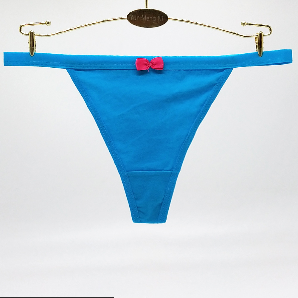 Yunmengni Foreign Trade in Stock Women's Underwear European and American Cotton Women's T-Back EBay AliExpress Amazon Sources