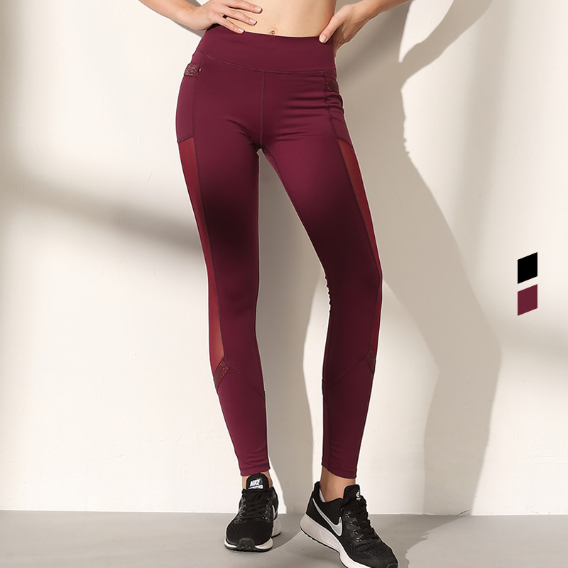 One Piece Dropshipping New Nude Feel Sports Trousers Women&#039;s Workout Clothes Running Yoga Clothes High Waist Hip Lift Tight Elastic Pants