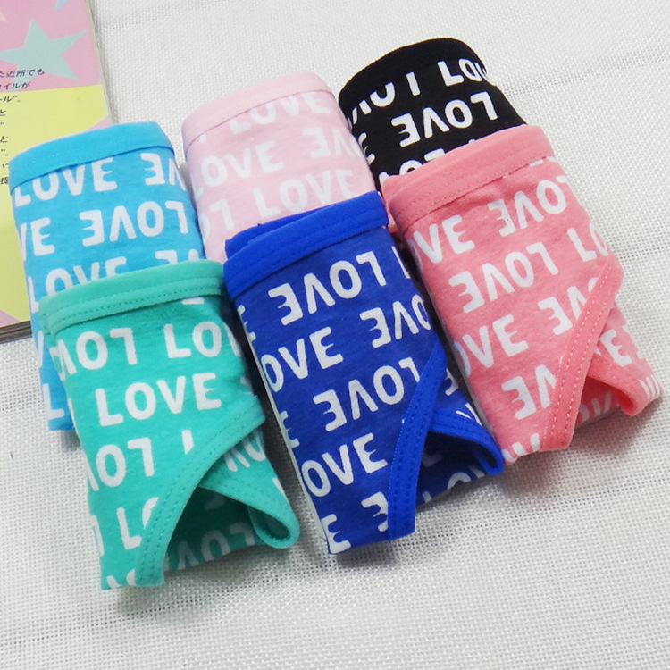 Yunmengni Letter Print Cotton Women's T-Back Foreign Trade Women's Underwear Wholesale Cross-Border AliExpress Supply