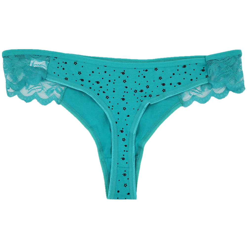 Lace Printing T-Back Yiwu Export Middle East Sri Lanka Sexy Foreign Trade Bra Underwear 67910