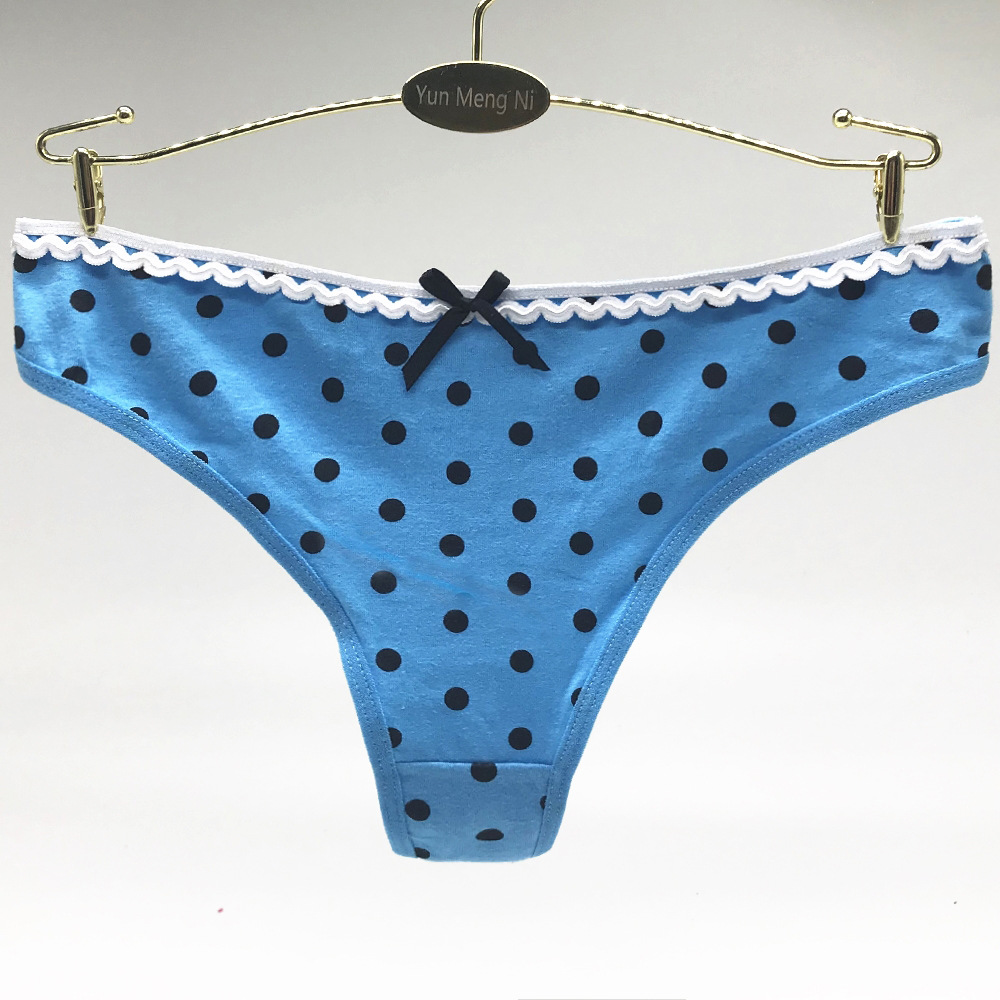 Yunmengni South America Chile Women's T-Back AliExpress Cotton Women's Underwear Amazon Dunhuang Supply