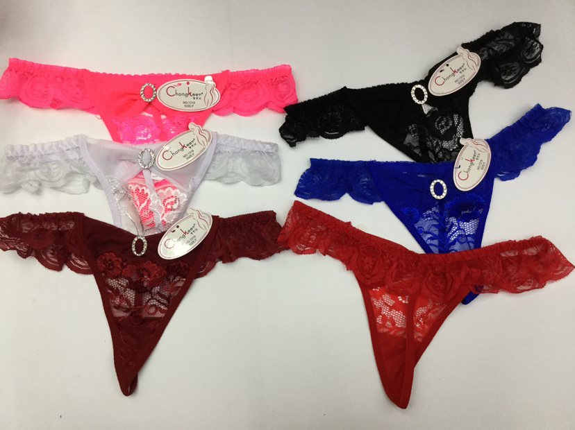 Lady Sexy Temptation T-Back Triangle Underwear Beautiful Hip Low Waist Luxury Women&#039;s Underwear T-Shaped Panties Wholesale