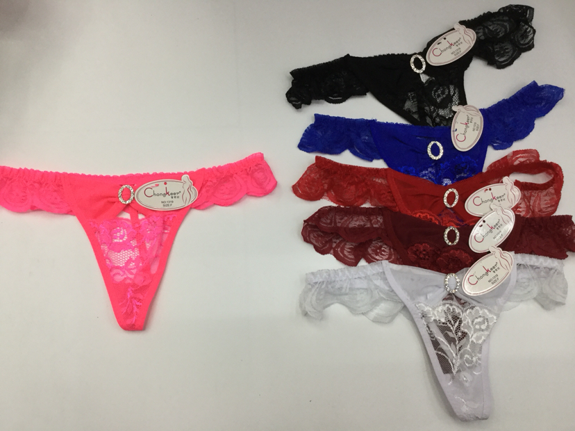 Lady Sexy Temptation T-Back Triangle Underwear Beautiful Hip Low Waist Luxury Women's Underwear T-Shaped Panties Wholesale