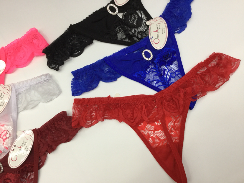Lady Sexy Temptation T-Back Triangle Underwear Beautiful Hip Low Waist Luxury Women's Underwear T-Shaped Panties Wholesale