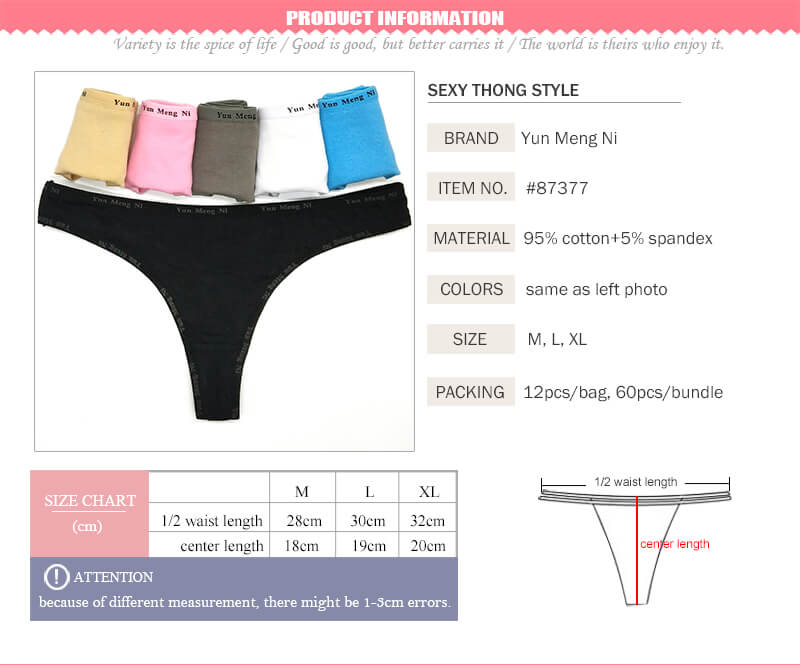 Sexy Underwear Hot Sale Young T-back Cotton Thongs Sexy Underwear Hot Sale Young T-back Cotton Thongs