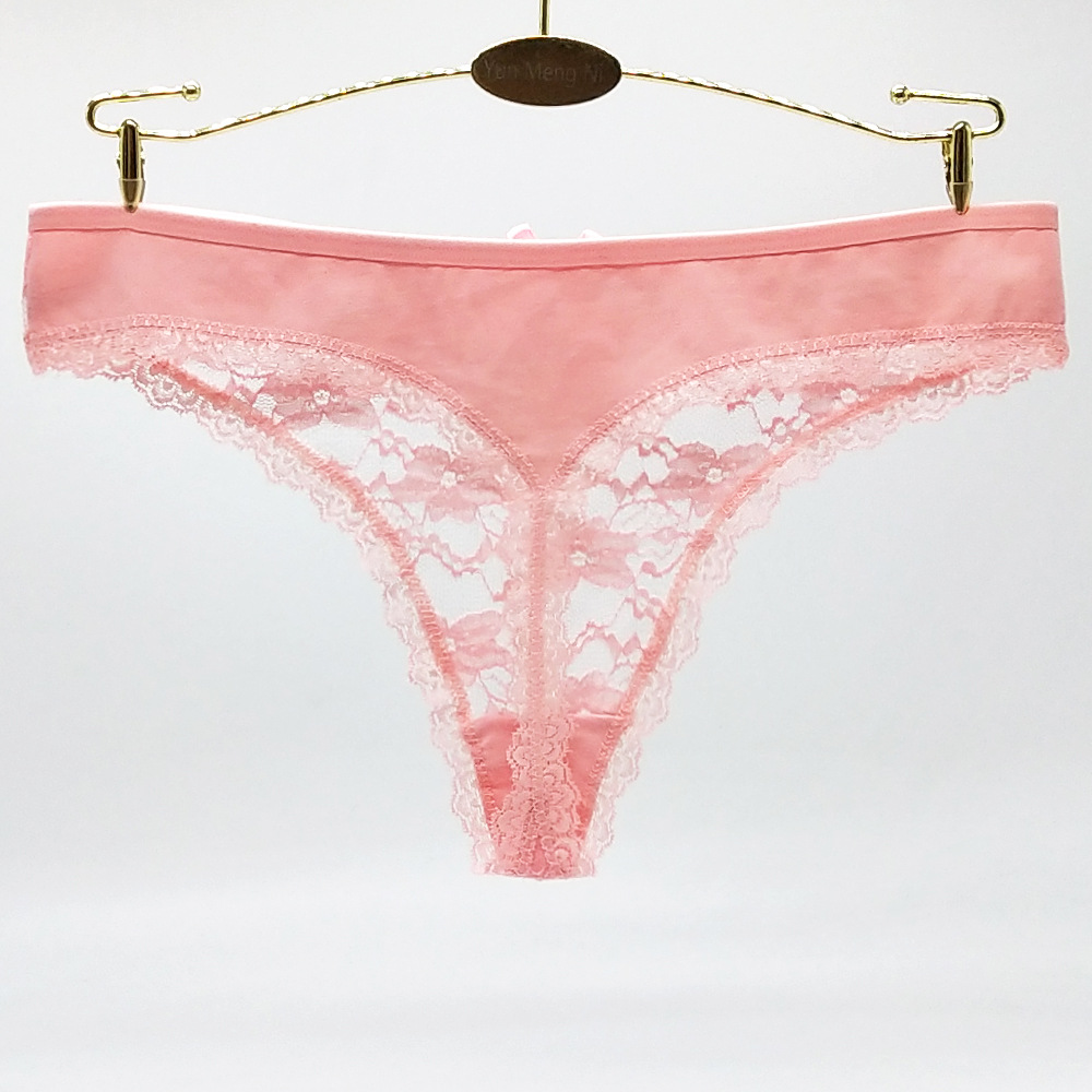 Yunmengni South American Foreign Trade Lace Women's T-Back Cross-Border Amazon AliExpress Ladies Panties