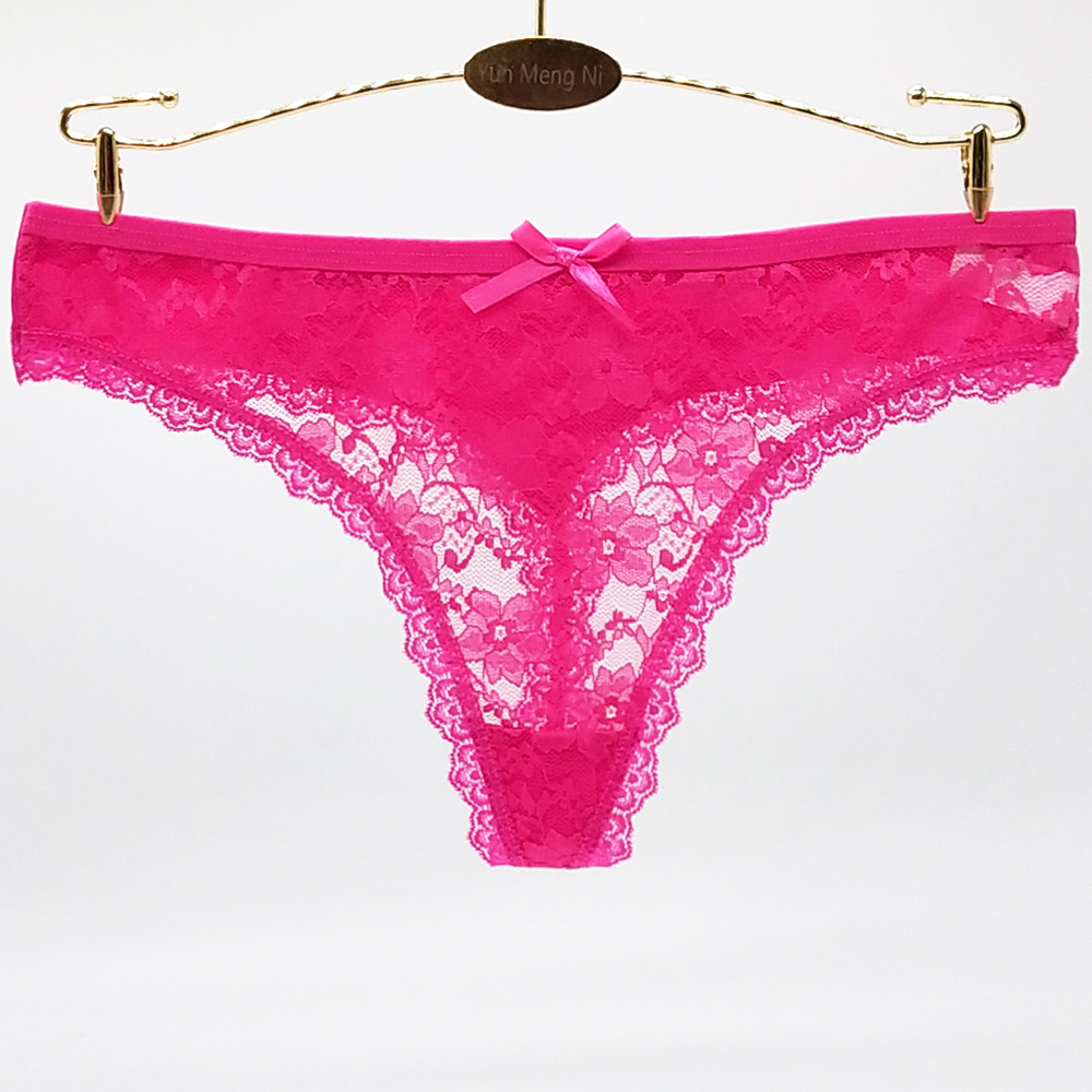 Yunmengni South American Foreign Trade Lace Women's T-Back Cross-Border Amazon AliExpress Ladies Panties