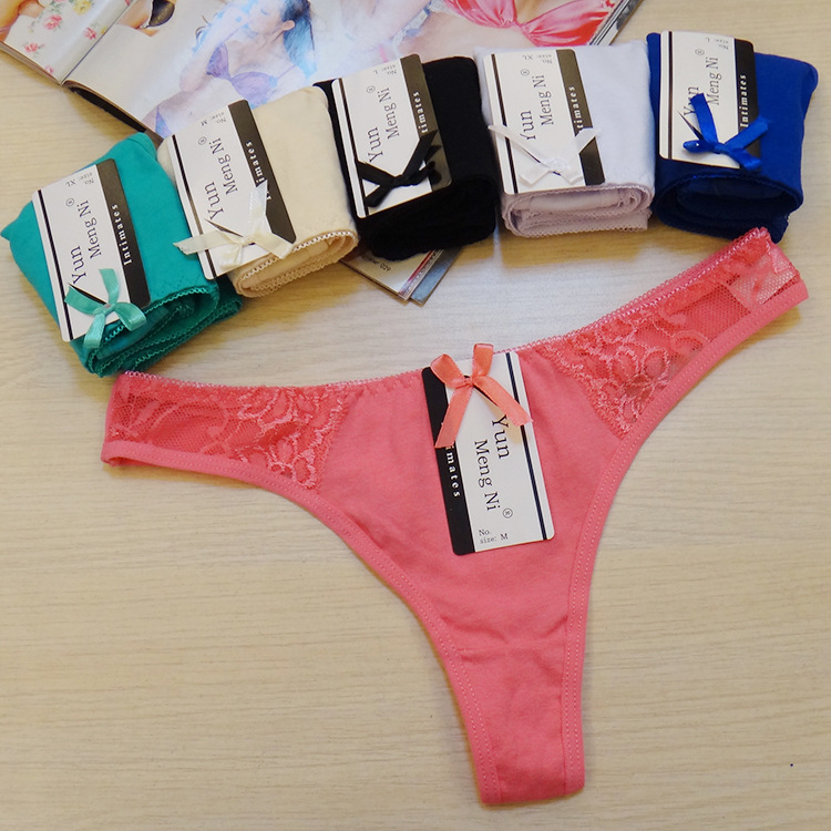 Yunmengni Foreign Trade Cotton Women's T-Back AliExpress Women's Underwear Dunhuang Amazon Women's Underwear Wholesale