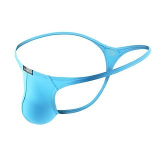 Factory Direct Supply Men's Underwear Nylon Sexy Low Waist Comrade Single Ding T-Shaped Panties Cross-Border Foreign Trade Large Size T-Back Men