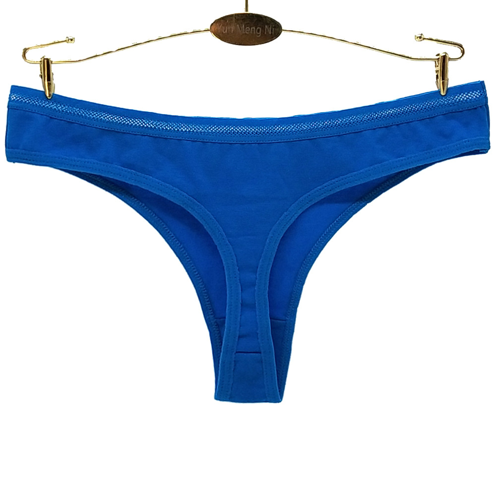 Yunmengni Foreign Trade Pure Color Cotton Foreign Trade Women's Underwear European and American Style Women T-Back AliExpress EBay Supply