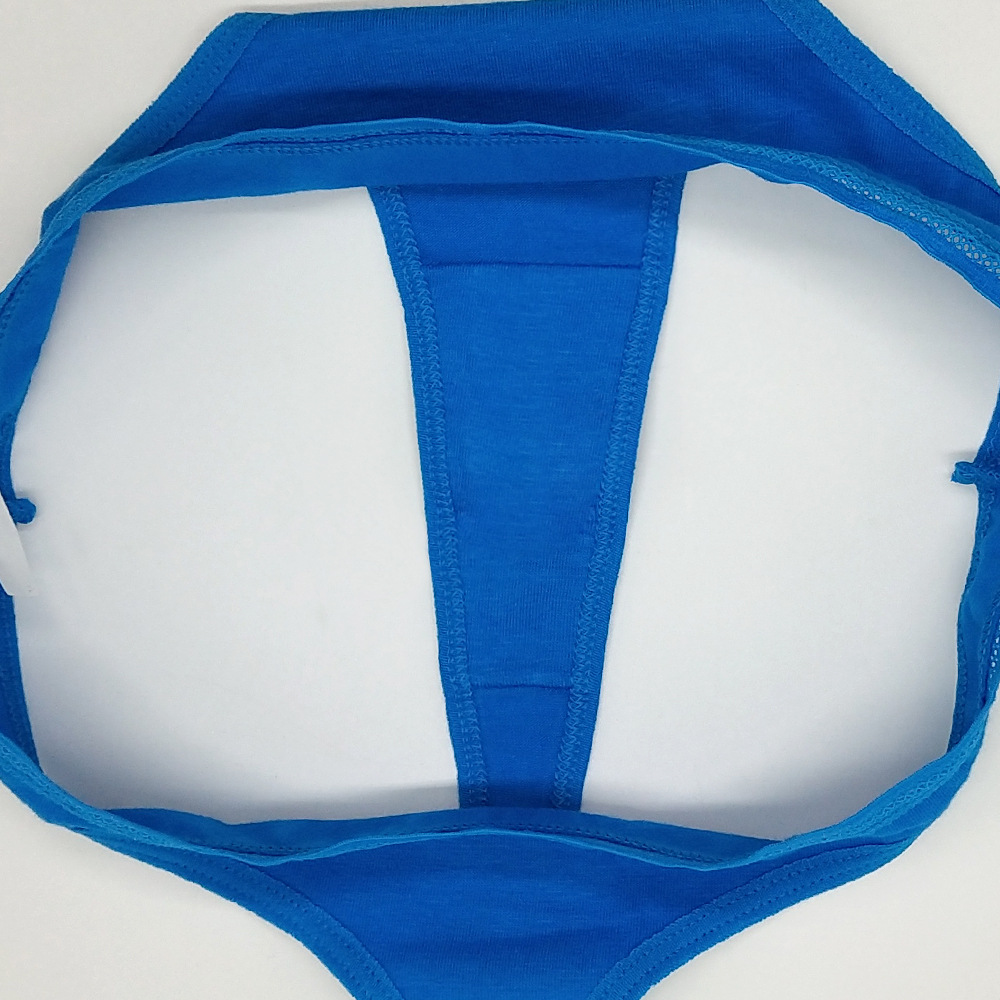 Yunmengni Foreign Trade Pure Color Cotton Foreign Trade Women's Underwear European and American Style Women T-Back AliExpress EBay Supply